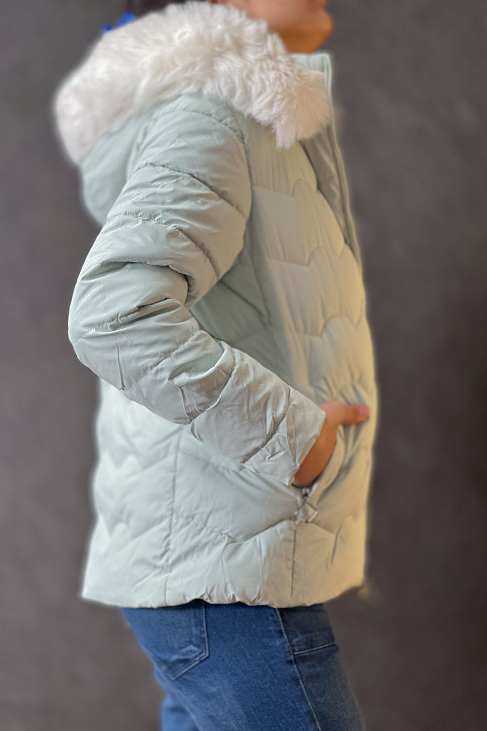 Crayola Green short length Puffer Jacket 3324042
