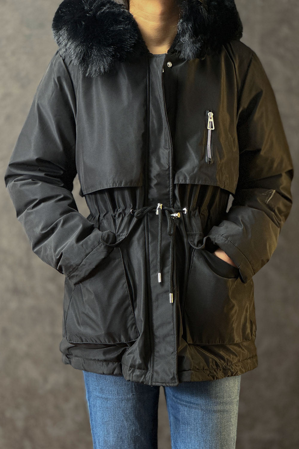 Black Puffer Jacket 3324046