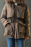 Ash Brown Puffer Jacket 3324046