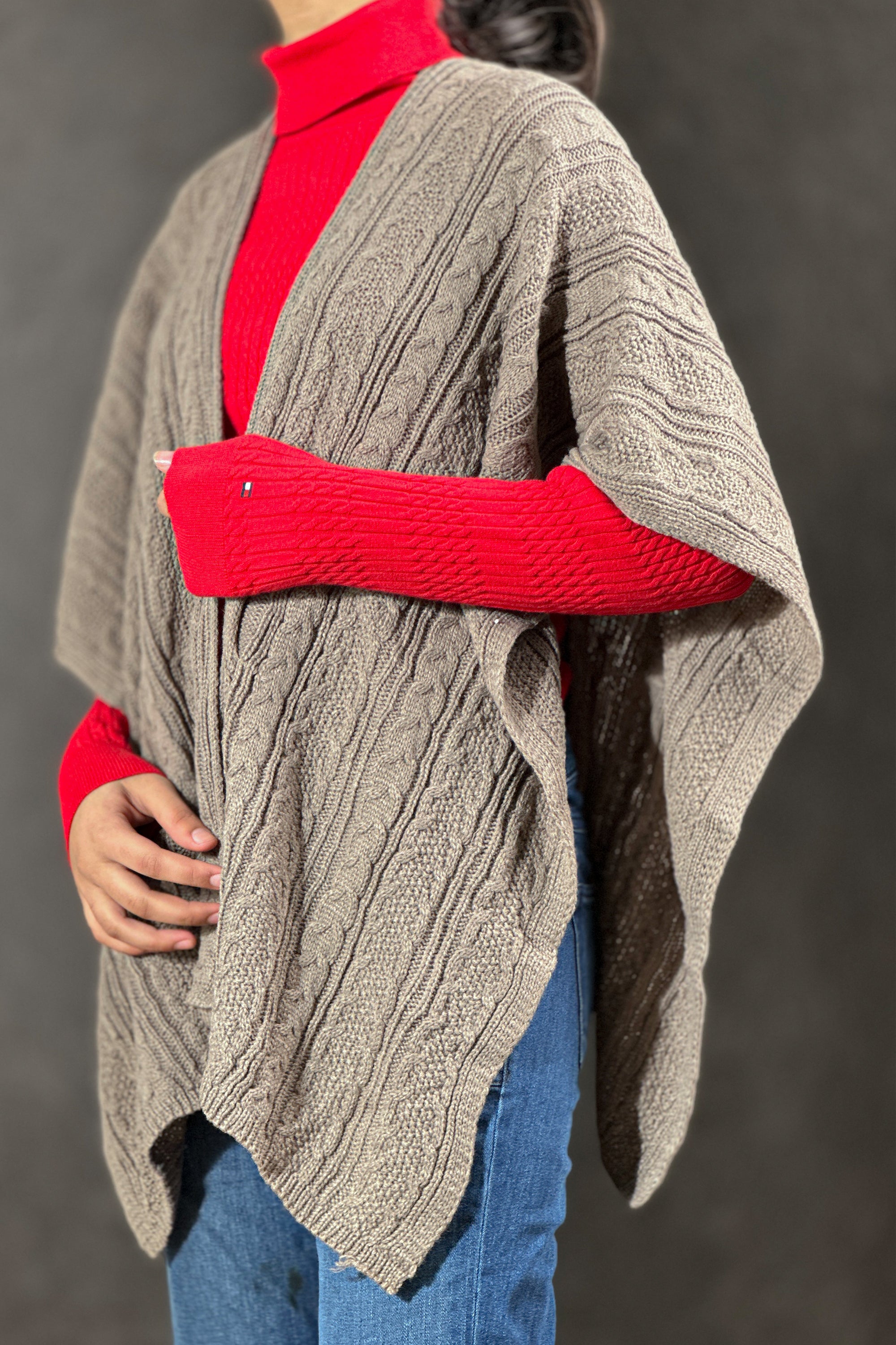 Cape Shawl Tortilla Brown - 3324076 - CHO