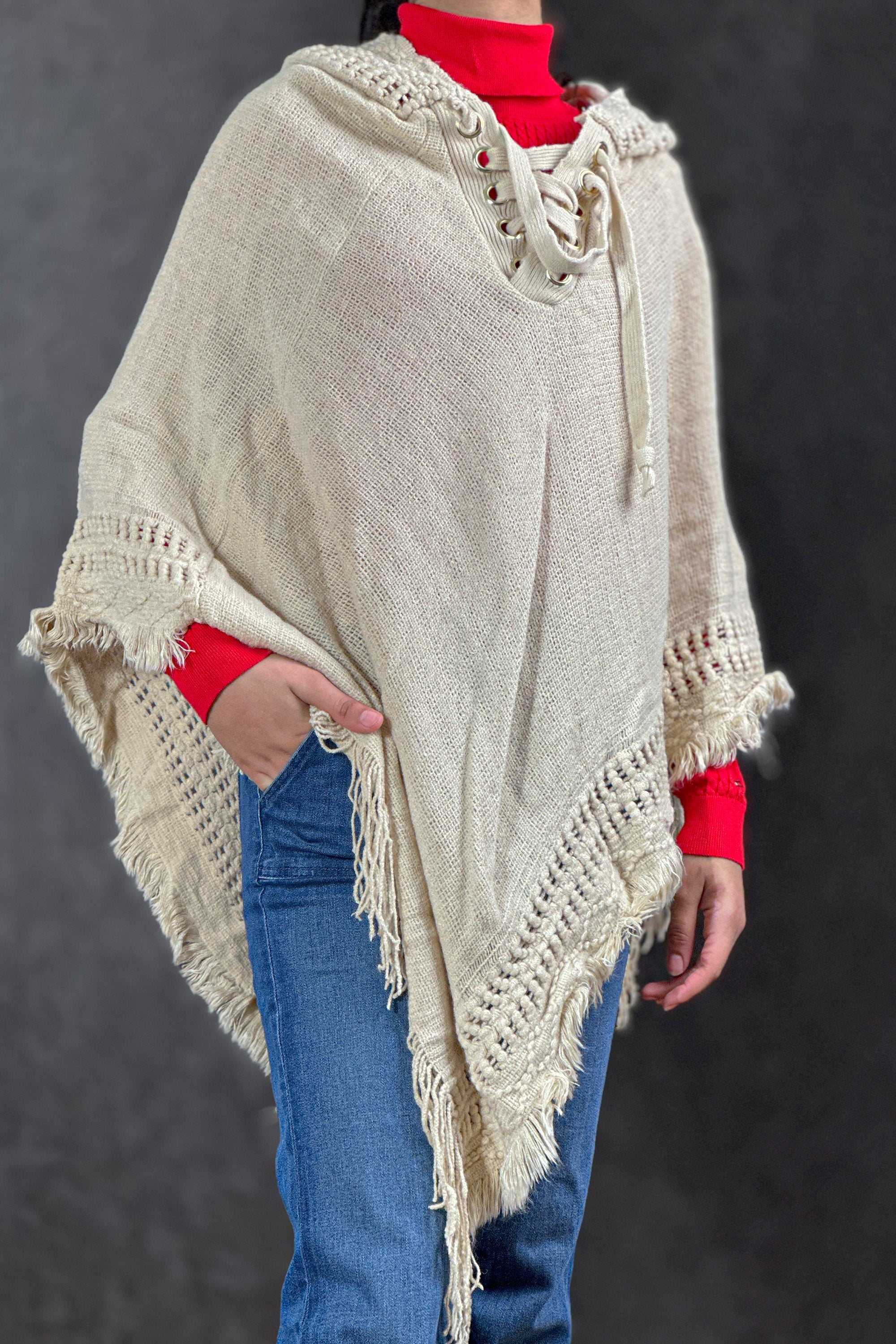 Cape Shawl Beige Skin - 3324077