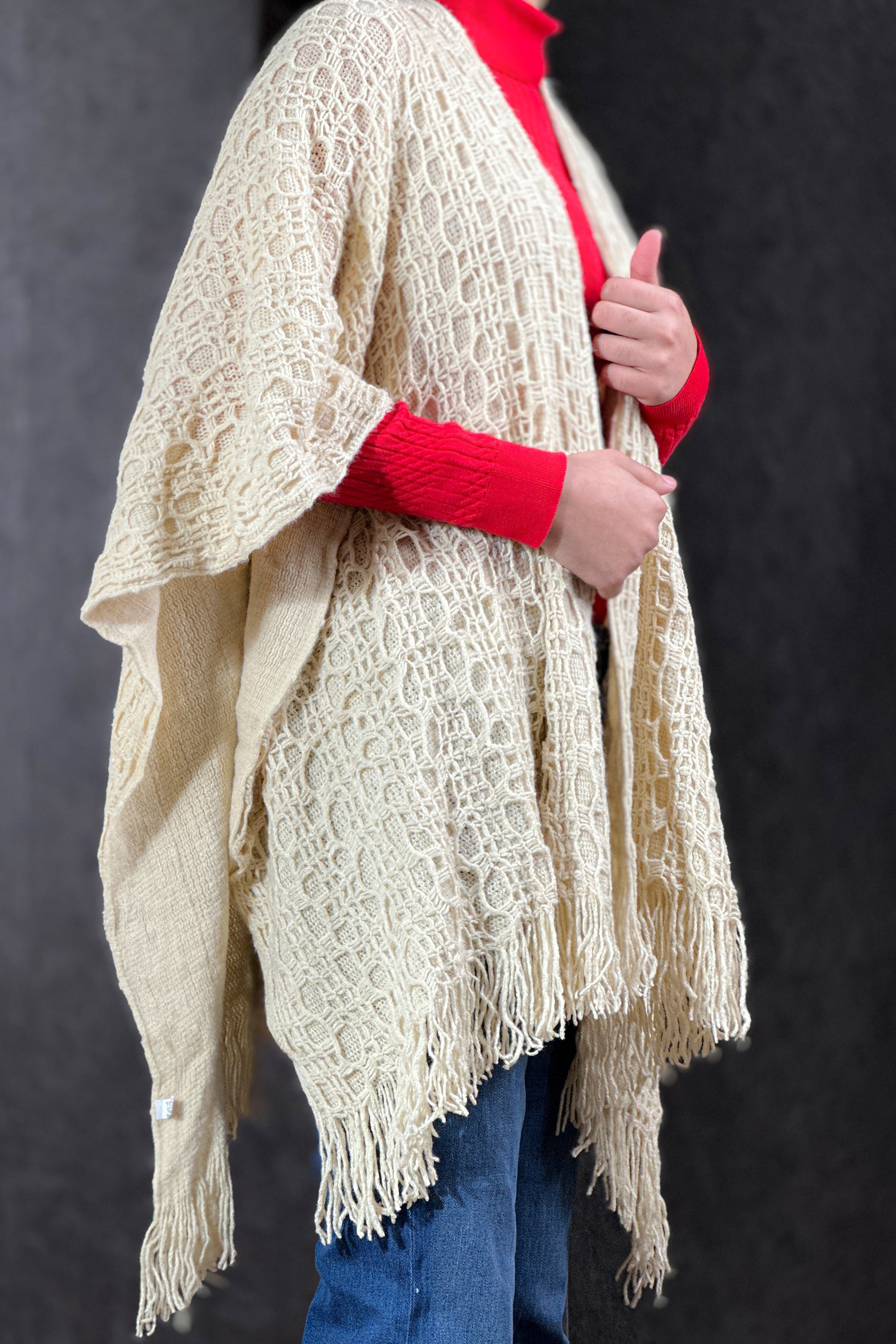 Cape Shawl Beige Skin - 3324079