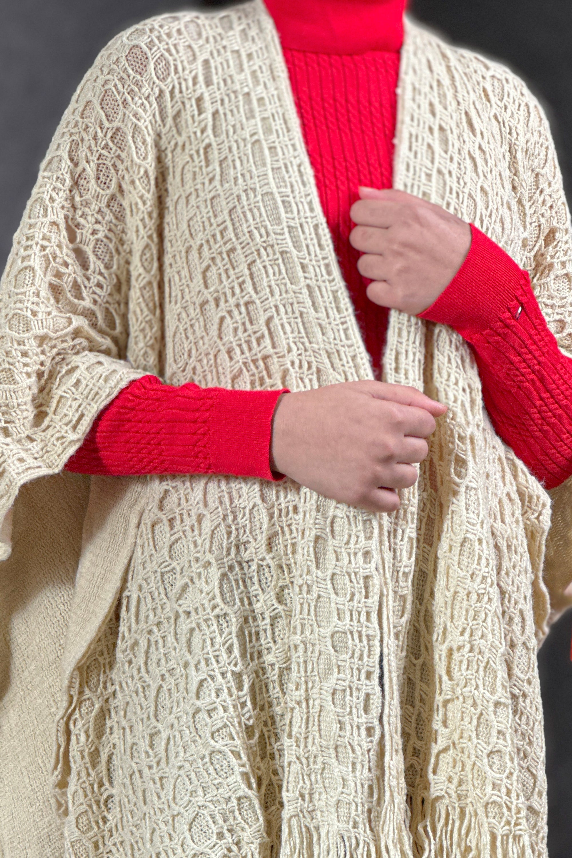 Cape Shawl Beige Skin - 3324079