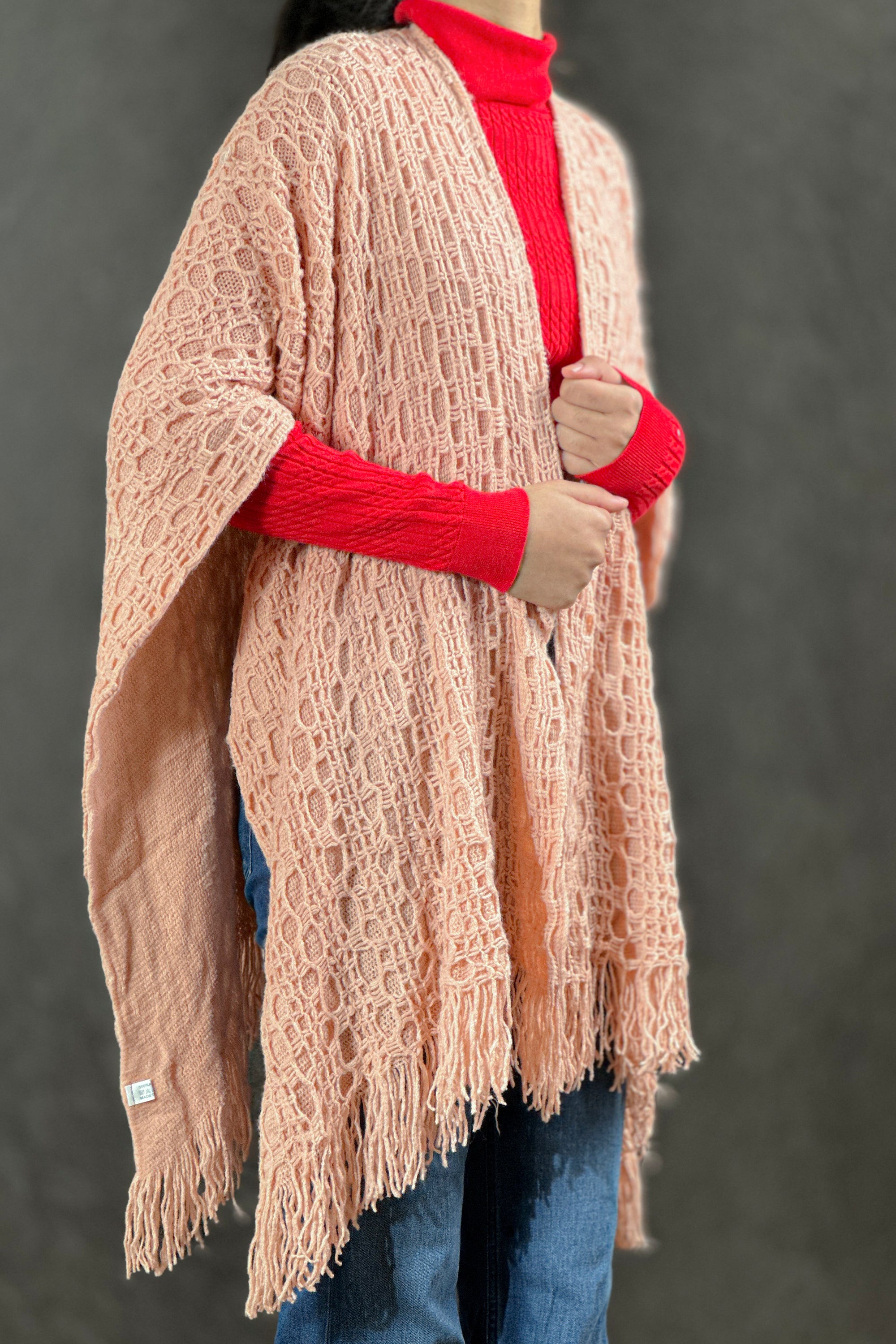 Cape Shawl Turkish Rose - 3324079