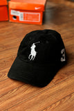 POLO EMBLEM BLACK CAP - 6624036