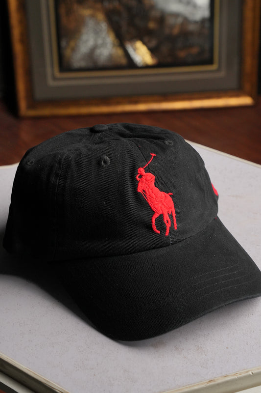 POLO EMBLEM BLACK CAP - 0625018 - 999 - AAA