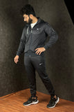 NKE Jet Black Hooded DRI-FIT Tracksuit - 4424004