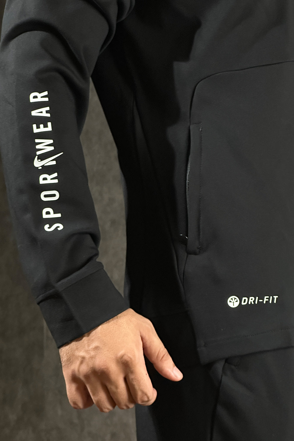 NKE Classic Collar Black  Tracksuit - 4424012