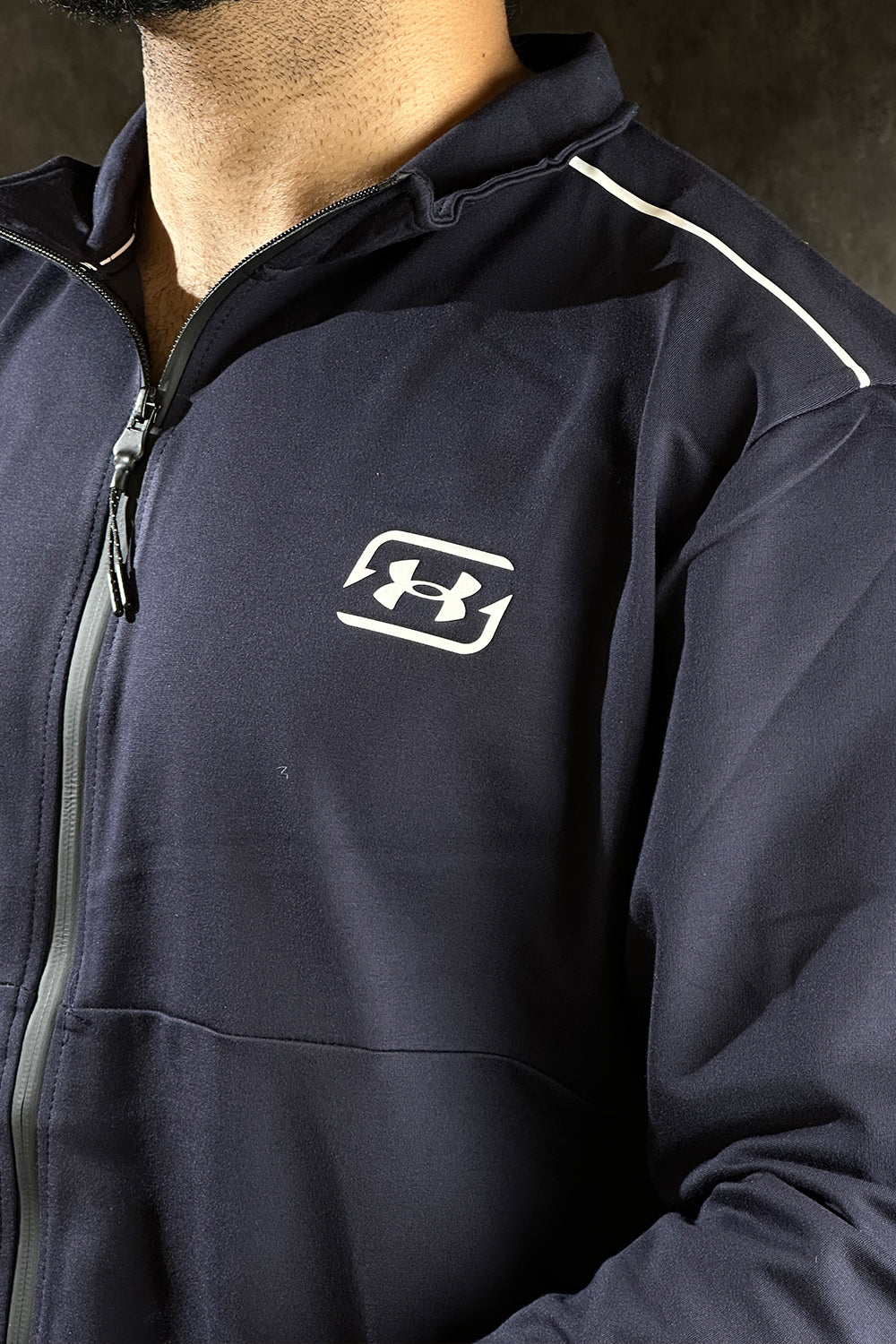 UNDER ARMR Classic Collar NAVY Tracksuit - 4424013