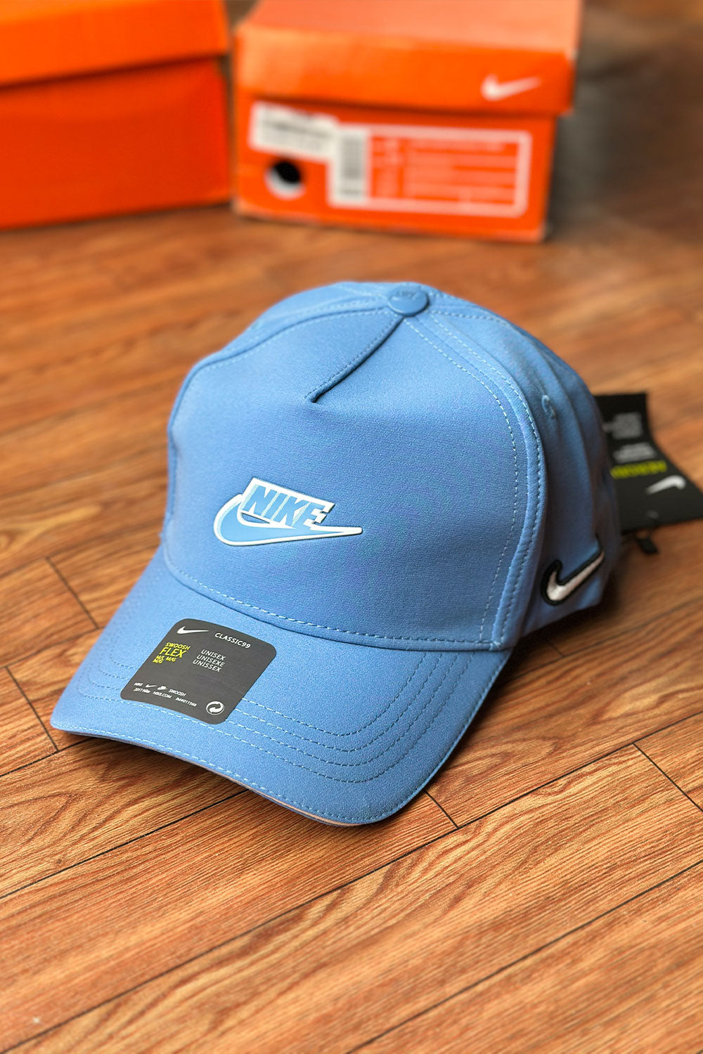 NIKE BLUE LOGO CAP - 0625010