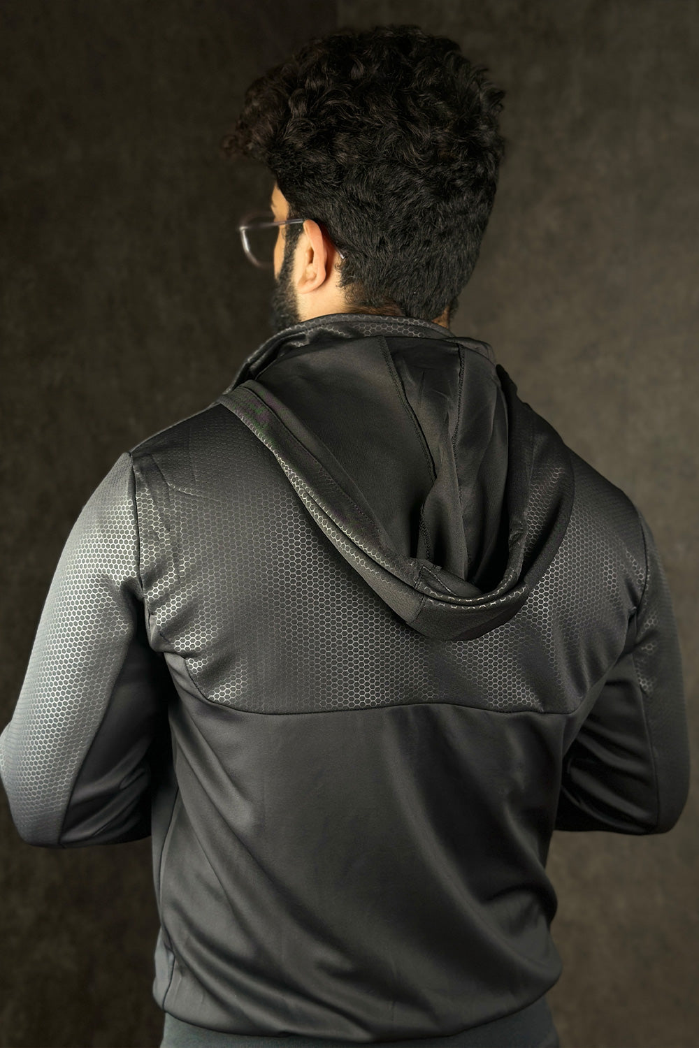 NKE Jet Black Hooded DRI-FIT Tracksuit - 4424004