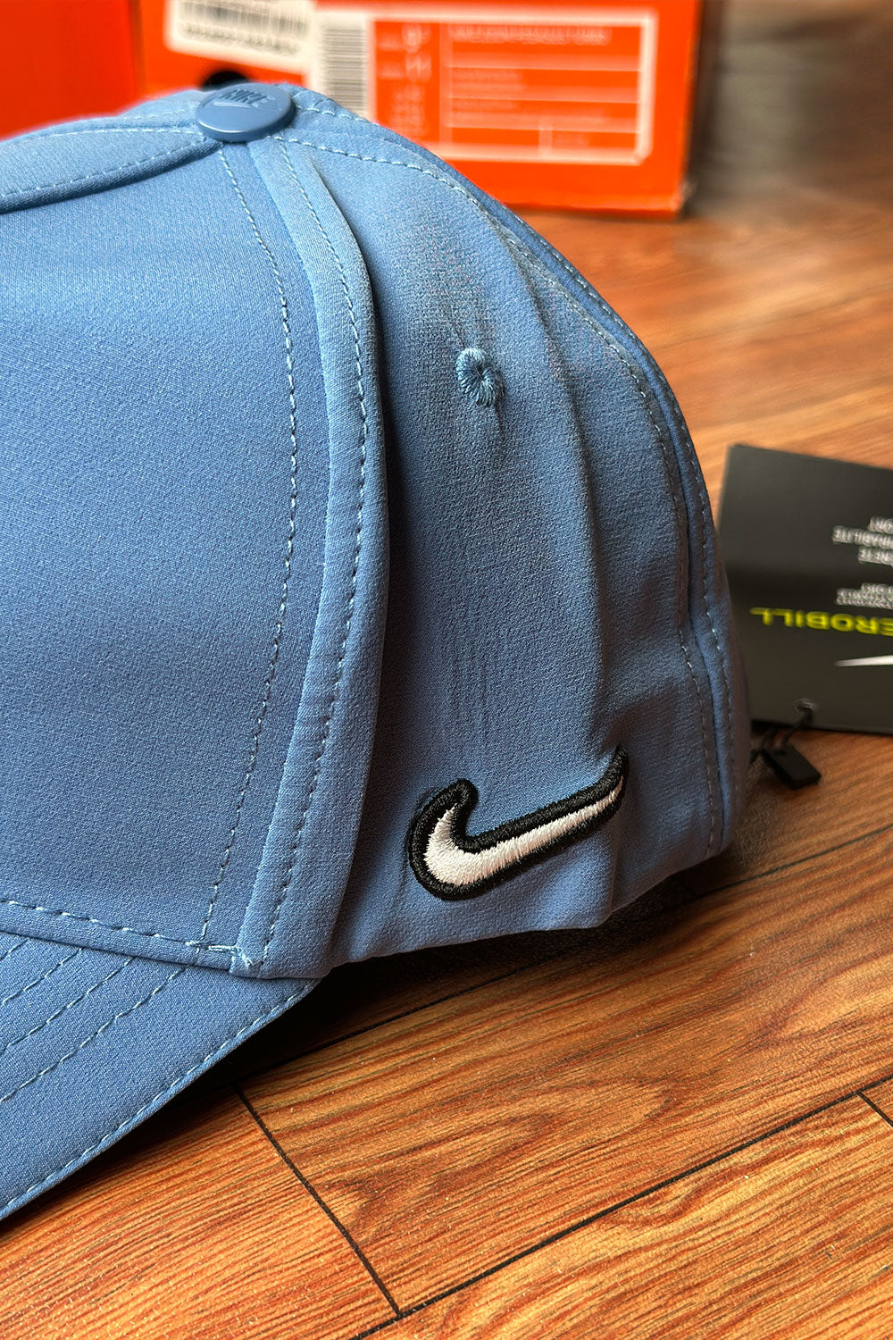 NIKE BLUE LOGO CAP - 0625010