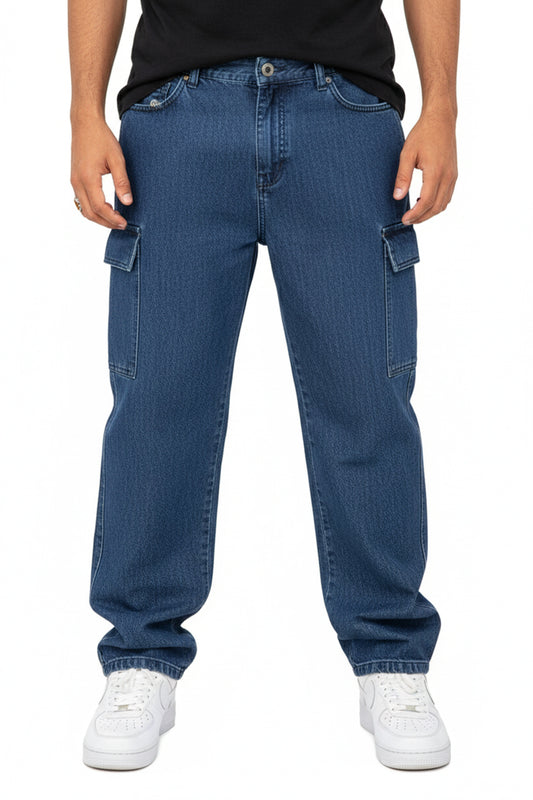 ITA Denim Navy Colour Jeans  - 0125154
