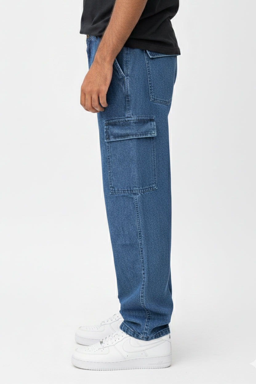 ITA Denim Navy Colour Jeans  - 0125154