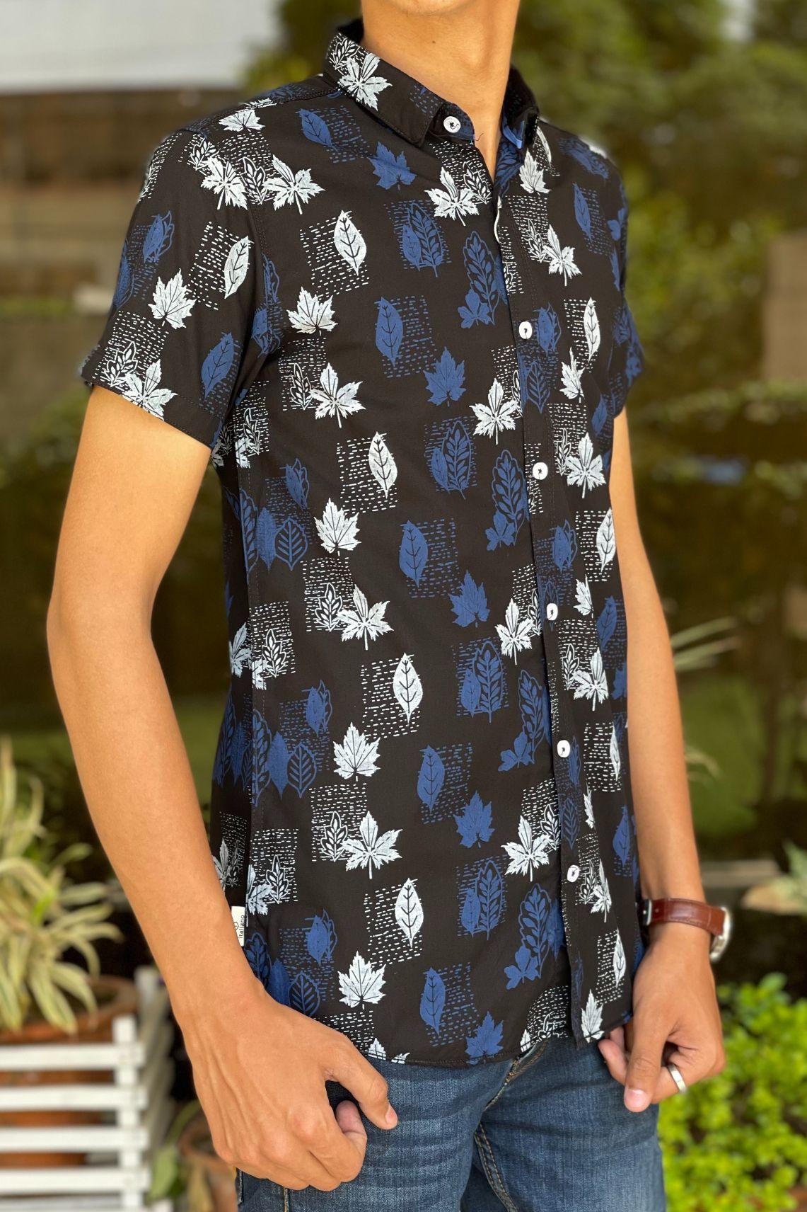 PRINTED Casual Shirt 0122046 - Italiano.pk