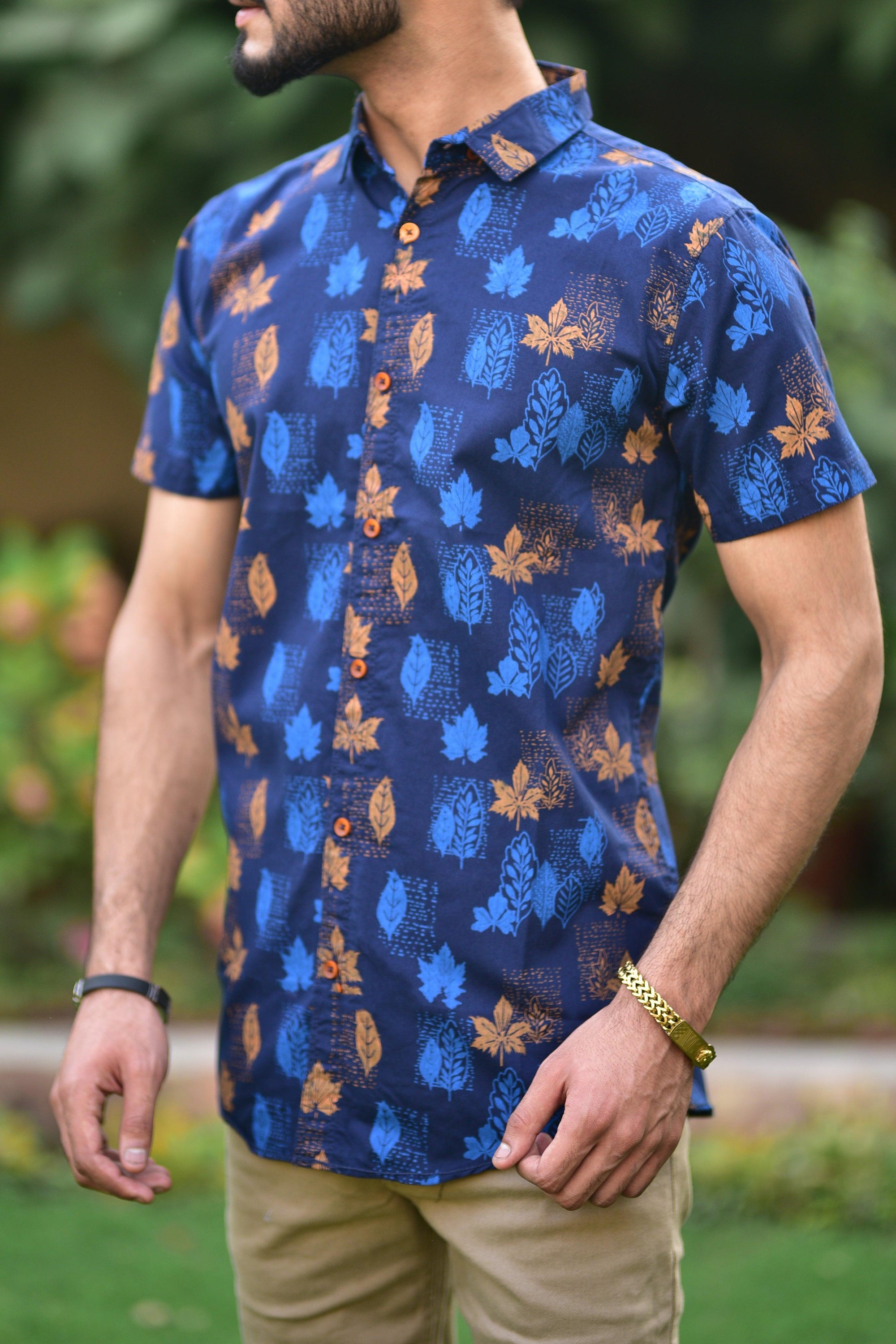 PRINTED Casual Shirt 0122046 - Italiano.pk