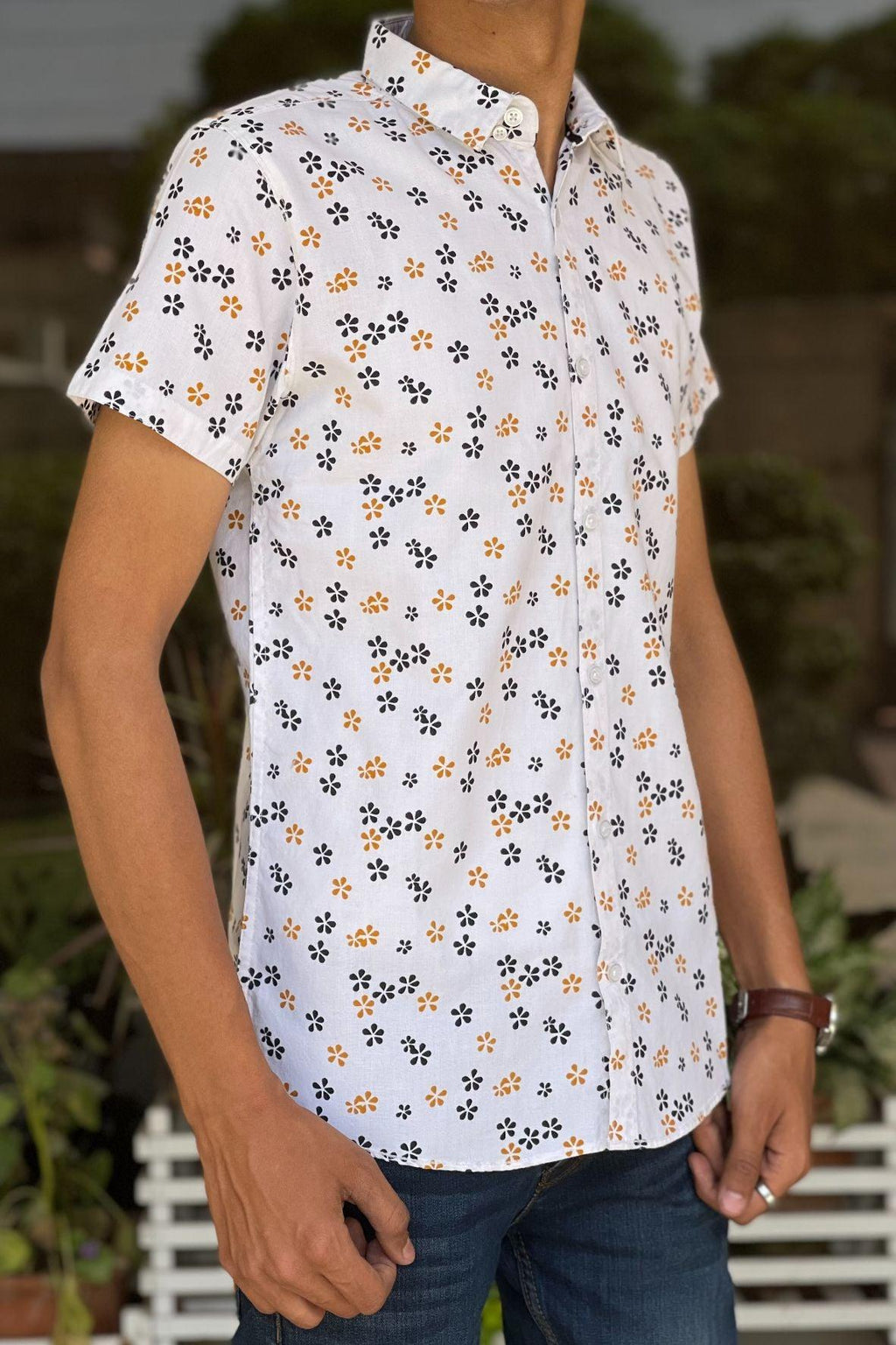 PRINTED Casual Shirt -0122048 - Italiano.pk