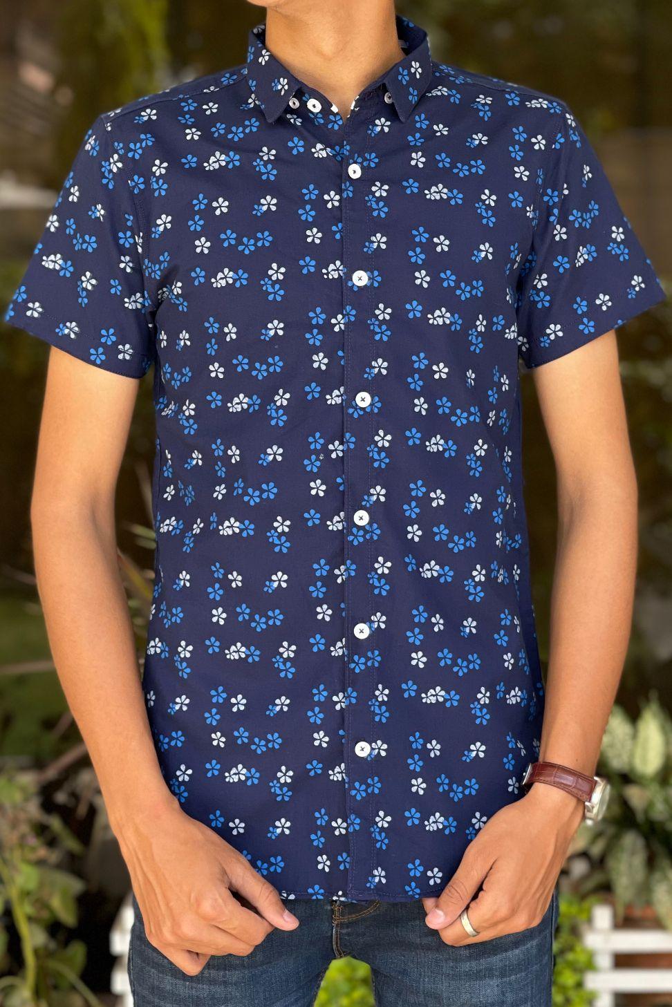 PRINTED Casual Shirt -0122048 - Italiano.pk