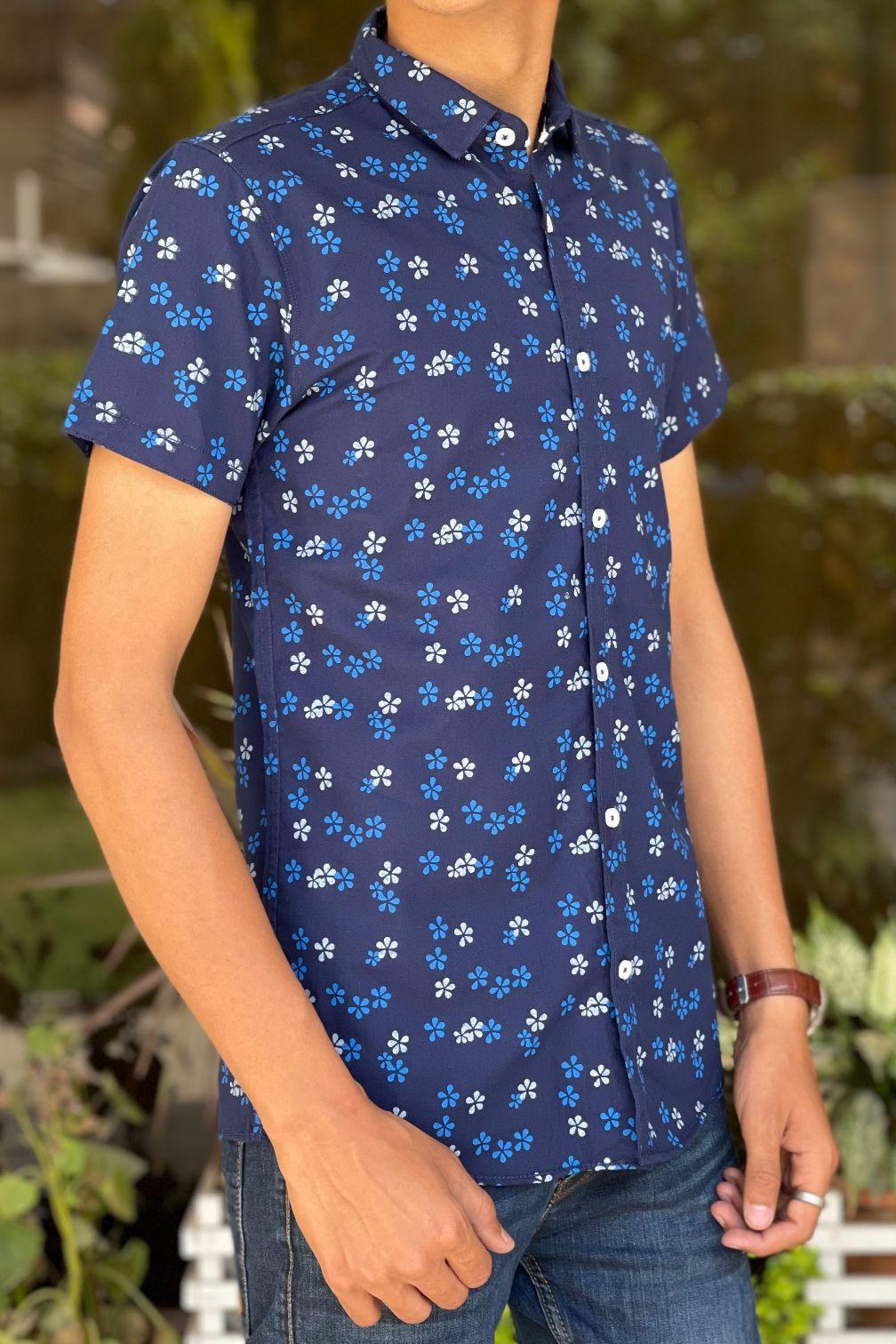 PRINTED Casual Shirt -0122048 - Italiano.pk