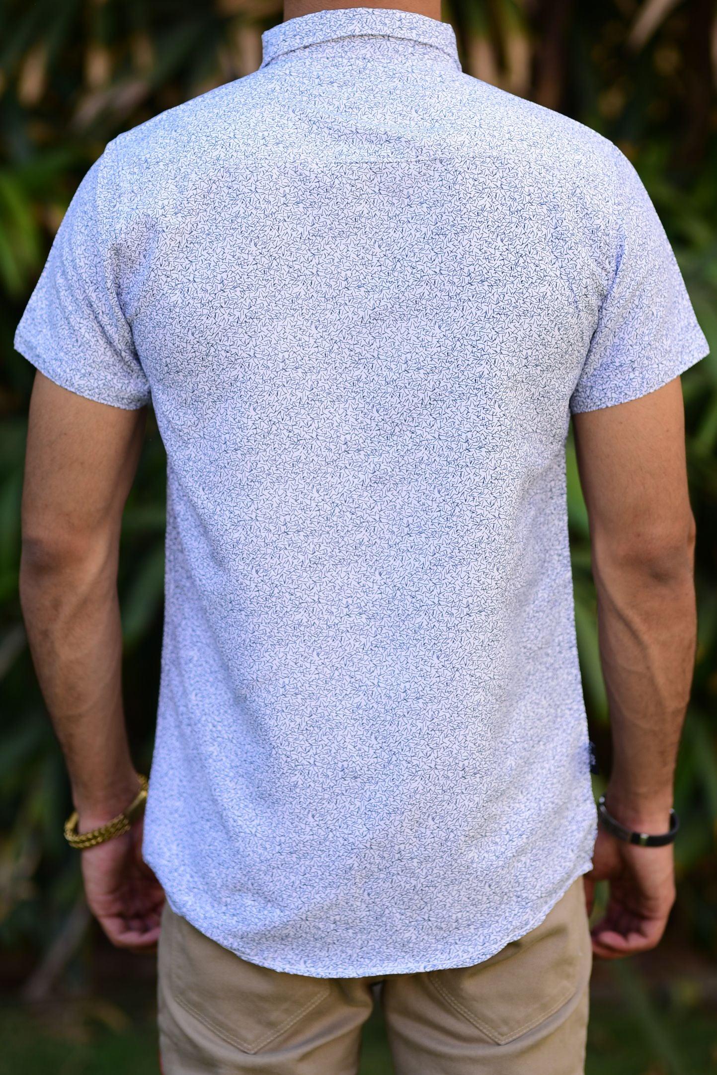 half print causal shirt- 0122198 - Italiano.pk