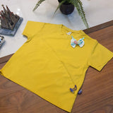 Side Stripe Yellow T-Shirt - Italiano.pk