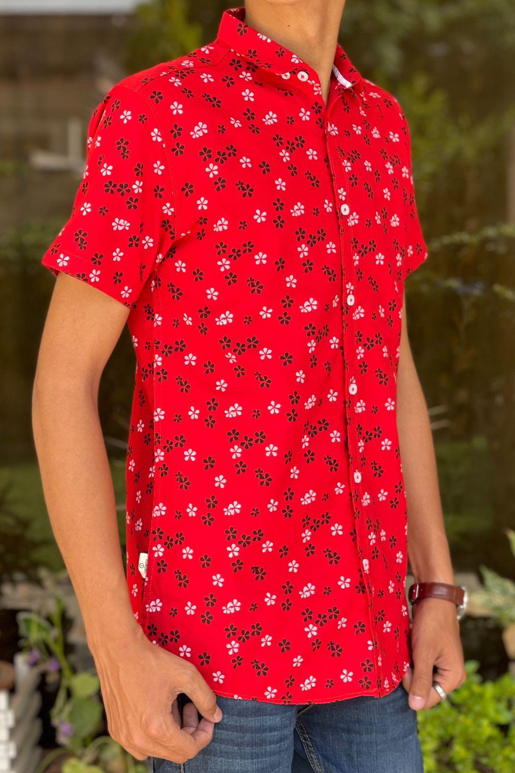 PRINTED Casual Shirt -0122048 - Italiano.pk